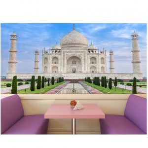 Painel Adesivo Cidade Paisagens India Taj Mahal M32