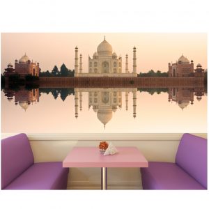 Painel Adesivo Cidade Paisagens India Taj Mahal M33