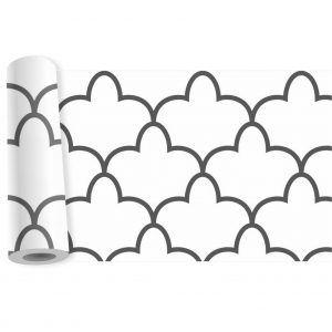 Adesivo Faixa Border Abstrato Geométrico Mosaico B440