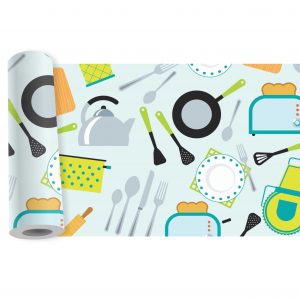 Adesivo Faixa Border Cozinha Utensílios B193