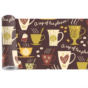 Adesivo Faixa Border Cozinha Chá Café Xícara B216