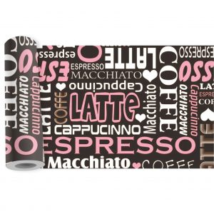 Adesivo Faixa Border Cozinha Café Coffee Lettering Letras B421