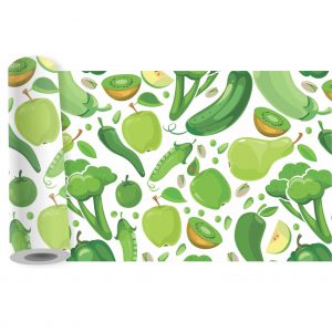 Adesivo Faixa Border Cozinha Frutas Legumes Vegetais B104