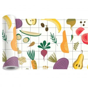 Adesivo Faixa Border Cozinha Legumes Verduras Temperos B128