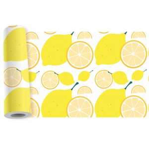 Adesivo Faixa Border Cozinha Frutas Laranja Limão B180
