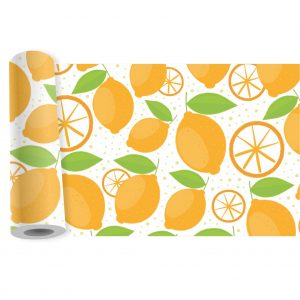 Adesivo Faixa Border Cozinha Frutas Laranja Limão B221