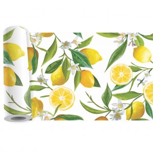 Adesivo Faixa Border Cozinha Laranja Limão B488