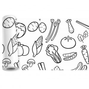 Adesivo Faixa Border Cozinha Frutas Legumes Vegetais B92