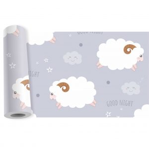 Adesivo Infantil Faixa Border Ovelha Carneiro Ovelhinha B100