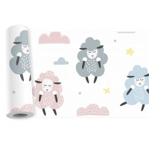 Adesivo Infantil Faixa Border Ovelha Carneiro Ovelhinha B30