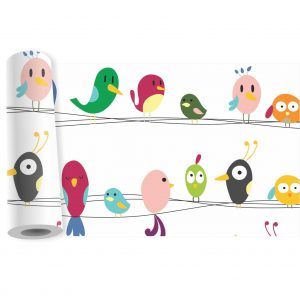 Adesivo Infantil Faixa Border Passarinho Pássaro B242