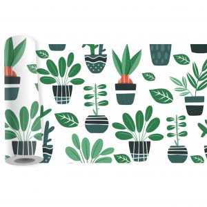 Adesivo Faixa Border Tropical Plantas Suculentas B220
