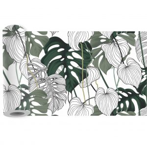 Adesivo Faixa Border Folhagem Folhas Tropical B466