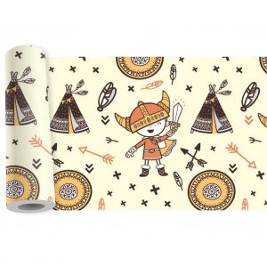 Adesivo Faixa Border Infantil Viking Cabana B404