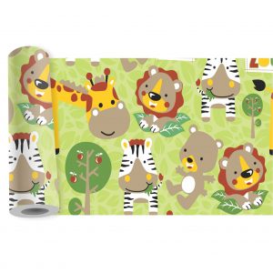Adesivo Infantil Faixa Border Zoo Safari Animais B124