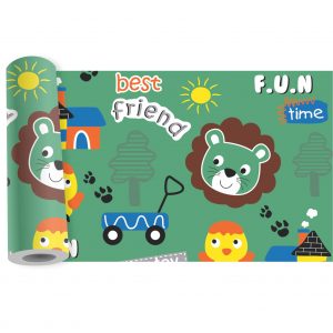 Adesivo Infantil Faixa Border Zoo Safari Animais B78