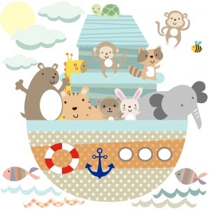 Adesivo Infantil Zoo Safari Animais M71