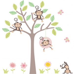 Adesivo Infantil Zoo Safari Animais M72