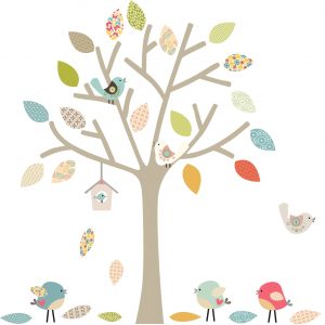 Adesivo Infantil Zoo Safari Animais M81