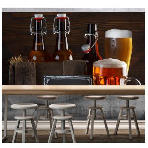 Painel Adesivo Chopp Cerveja Bebida Bar S203