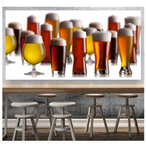 Painel Adesivo Chopp Cerveja Bebida Bar S204