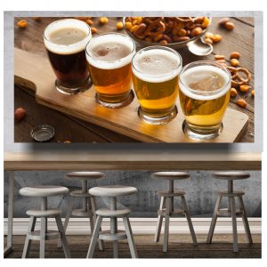 Painel Adesivo Chopp Cerveja Bebida Bar S214