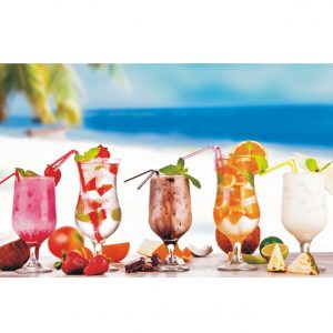 Painel Adesivo Cozinha Drink Bebida Tropical J204