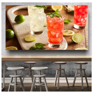 Painel Adesivo Drink Bebida Bar S222