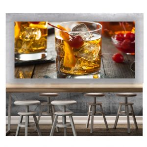 Painel Adesivo Drink Bebida Bar S123