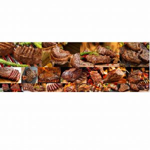 Painel Adesivo Carne Açougue Churrascaria T03