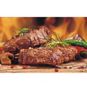 Painel Adesivo Churrasco Carne Assada J133