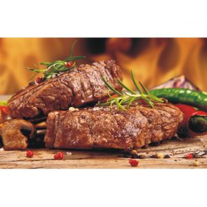 Painel Adesivo Churrasco Carne Churrasqueira J44