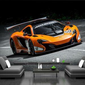 Painel Adesivo Carro Corrida Garagem GG100