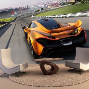 Painel Adesivo Carro Corrida Tunado GG118