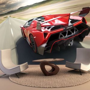 Painel Adesivo Carro Corrida Lamborghini GG123