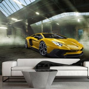 Painel Adesivo Carro Corrida Lamborghini GG127