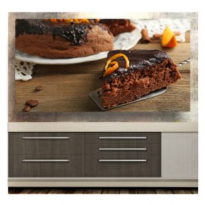 Painel Adesivo Cozinha Bolo Chocolate S60
