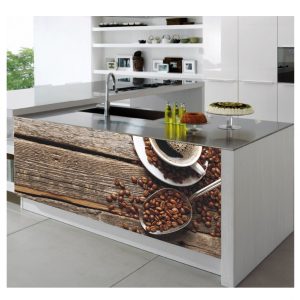 Painel Adesivo Cozinha Café Xícara Cafezinho Cafeteria M75