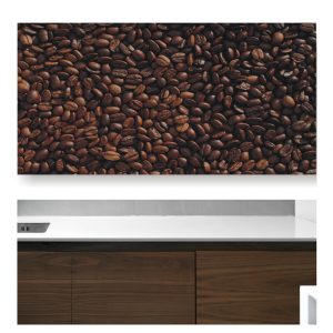 Painel Adesivo Cozinha Café Grão Cafezinho Cafeteria M76