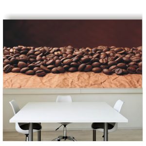 Painel Adesivo Cozinha Café Grão Cafezinho Cafeteria M77