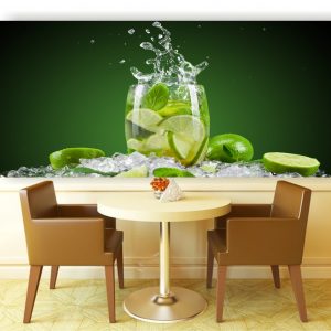 Painel Adesivo Cozinha Bebida Drink Bar M44