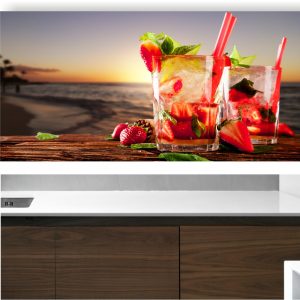 Painel Adesivo Cozinha Bebida Drink Bar M45