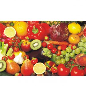 Painel Adesivo Cozinha Frutas Legumes J07