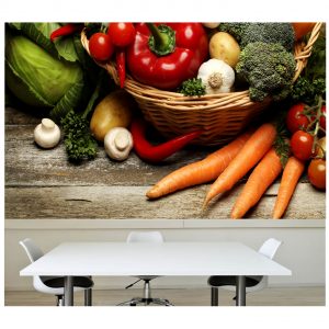 Painel Adesivo Cozinha Legumes Verduras S178