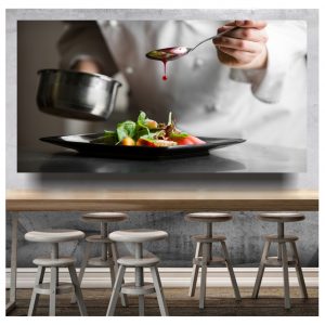 Painel Adesivo Cozinha Refeição Gastronomia S226