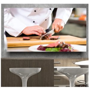 Painel Adesivo Cozinha Refeição Gastronomia S247