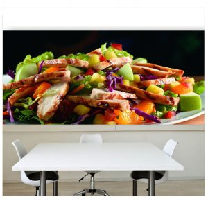 Painel Adesivo Cozinha Salada Tropical Frango M65