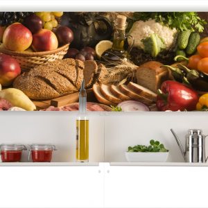 Painel Adesivo Cozinha Lanche Temperos M40