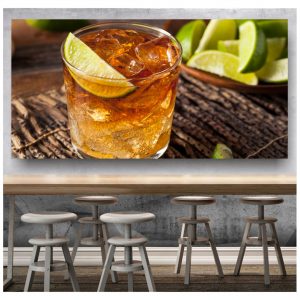Painel Adesivo Drink Bebida Bar Churrasqueira S236
