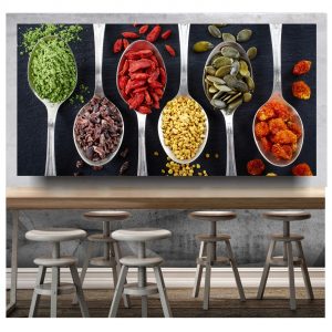 Painel Adesivo Especiarias Temperos Pimenta S213
